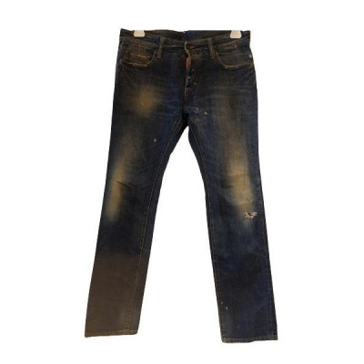 Dsquared2 - Blue jeans fashion da uomo cotone 5 tasche. Italianfashionglam